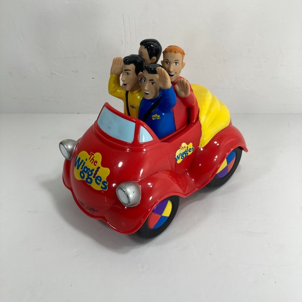 The Wiggles Toot Chugga Big Red Car Moving Singing Musical Toy 2003 Tested Works